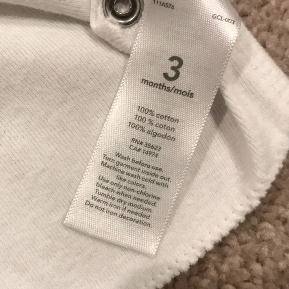 Carters Side-Snap Shirts (size 3m)